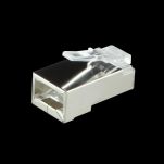 Wtyk RJ45 CAT.6 FTP LogiLink MP0022 z osłonką, czarny 100szt - 3