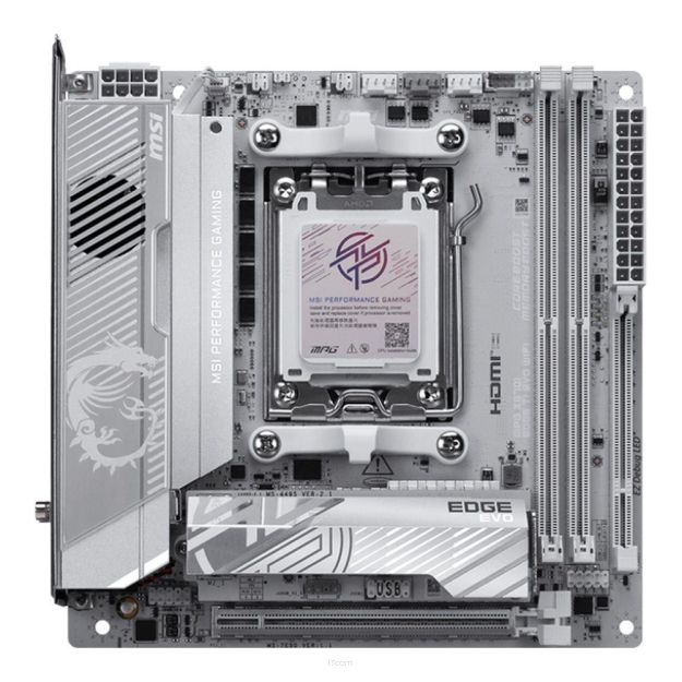 Płyta MSI MPG X870I EDGE TI EVO WIFI /AMD X870/DDR5/SATA3/M.2/USB4/WiFi/BT/PCIe5.0/AM5/Mini-ITX