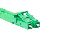 Patchcord światłowodowy Lanberg SM LC/APC-LC/UPC DUPLEX 3.0MM LSZH G657A1 0.5m żółty - 4