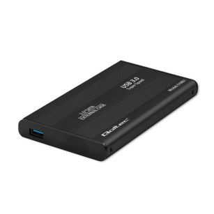 Obudowa Qoltec na dysk HDD/SSD 2.5" SATA3 | USB 3.0 | Czarna