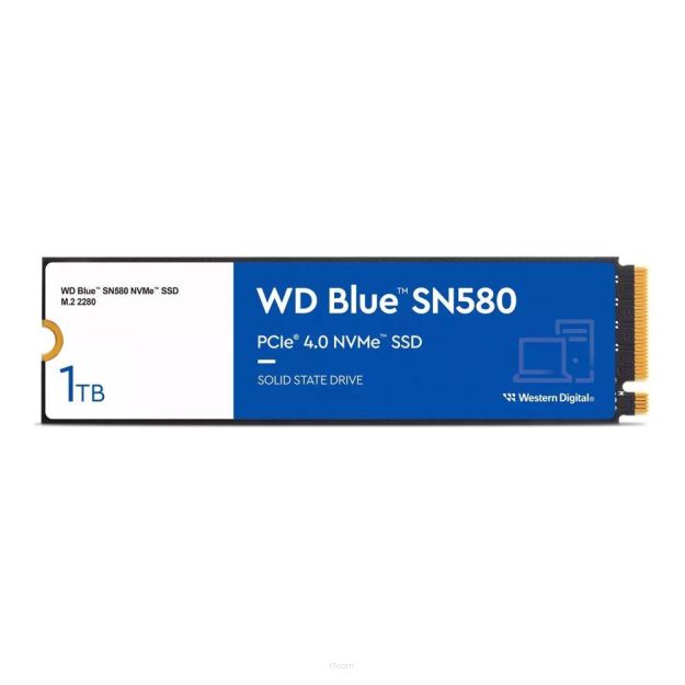 Dysk SSD WD Blue SN580 1TB M.2 2280 NVMe (4150/4150 MB/s) WDS100T3B0E