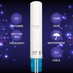 Antena 4G LTE Qoltec DUAL | 12dBi | dookólna | zewnętrzna - 2