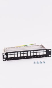 Patch panel keystone 10" 12-porty, UTP Netrack