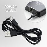 Switch niezarządzalny Qoltec mini rozdzielacz splitter 1x4 port RJ45 | 1000Mb/s | USB-C | Aluminium - 3