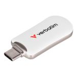 Pendrive Verbatim Plectra 256GB USB-C 3.0 White - 2