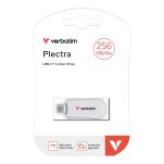 Pendrive Verbatim Plectra 256GB USB-C 3.0 White - 3