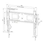 Uchwyt na telewizor Neomounts WL30-750BL16 42
