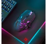 Mysz bezprzewodowa Defender KATANA GM-511 optyczna 3200dpi czarna RGB AKUMULATOR 7 przycisków Gaming bezklikowa silent - 12