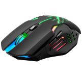 Mysz bezprzewodowa Defender KATANA GM-511 optyczna 3200dpi czarna RGB AKUMULATOR 7 przycisków Gaming bezklikowa silent - 9