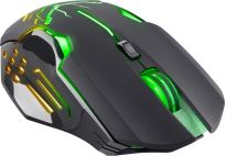 Mysz bezprzewodowa Defender KATANA GM-511 optyczna 3200dpi czarna RGB AKUMULATOR 7 przycisków Gaming bezklikowa silent - 4