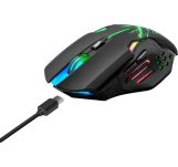 Mysz bezprzewodowa Defender KATANA GM-511 optyczna 3200dpi czarna RGB AKUMULATOR 7 przycisków Gaming bezklikowa silent - 10