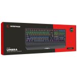 Klawiatura przewodowa Rampage KB-R86 gamingowa mechaniczna UMBRA Blue Switch czarna - 5