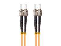 Patchcord światłowodowy Lanberg MM ST/UPC-ST/UPC DUPLEX 3.0MM OM2 50/125 LSZH 1m pomarańczowy - 3