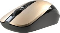 Mysz bezprzewodowa Defender WAVE MM-995 optyczna bezklikowa silent 1600dpi złota - 3