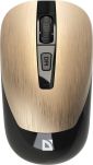 Mysz bezprzewodowa Defender WAVE MM-995 optyczna bezklikowa silent 1600dpi złota - 6