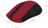 Mysz bezprzewodowa Defender ACCURA MM-935 optyczna 1600dpi 4P czerwona - 4