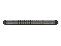 Patch panel pusty Lanberg PPKS-0924-B 24 port 1U 19