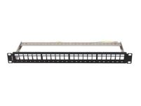 Patch panel pusty Lanberg PPKS-0924-B 24 port 1U 19