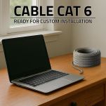 Kabel sieciowy Qoltec Patchcord skrętka UTP | Miedziany Cu | CAT6 | High speed 1Gb/s | LAN | 100m | Szary - 2