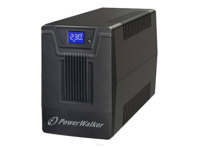 Zasilacz awaryjny UPS Power Walker Line-Interactive 1500VA SCL 4x Schuko 230V RJ11/45 In/Out USB LCD