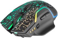 Mysz bezprzewodowa Defender ONESHOT GM-067 optyczna 3200dpi czarna RGB AKUMULATOR 7 przycisków Gaming - 2