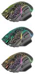 Mysz bezprzewodowa Defender ONESHOT GM-067 optyczna 3200dpi czarna RGB AKUMULATOR 7 przycisków Gaming - 7