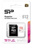 Karta pamięci Silicon Power microSDXC Superior 512GB V30 UHS-1 U3 A1 + ADAPTER - 2