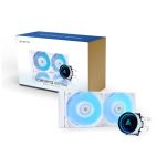 Chłodzenie wodne Chieftec Iceberg White 240 CLC-240-RGB-W 2x120mm PWM - 4
