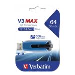 Pendrive Verbatim 64GB V3 MAX USB 3.2 Gen 1 - 4