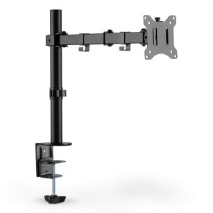 Uchwyt biurkowy pojedyncz (zacisk) DIGITUS 1xLCD max. 32"max. 8kg uchylno-obrotowy 270°