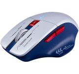 Mysz bezprzewodowa Defender TISA GM-126 optyczna 1600dpi 2.4 GHz + Bluetooth biało-niebieska RGB AKUMULATOR 6 przycisków Gaming - 2