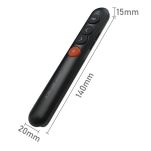 Wskaźnik Qoltec laserowy | Prezenter 4w1 | USB 3.0 | 2.4GHz | 100m - 3