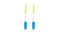Patchcord światłowodowy Lanberg SM LC/UPC-LC/UPC SIMPLEX 3.0mm LSZH G657A1 1m żółty - 4