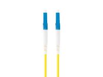 Patchcord światłowodowy Lanberg SM LC/UPC-LC/UPC SIMPLEX 3.0mm LSZH G657A1 1m żółty - 3