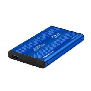 Obudowa Qoltec na dysk HDD/SSD 2.5" SATA3 | USB 3.0 | Niebieska