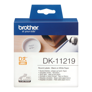 Brother DK-11219 DK11219 etyk okrągła 12mm 1200szt