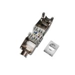 Moduł Keystone Intellinet RJ45 STP Cat.6a 10G beznarzędziowy slim - 4