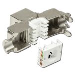 Moduł Keystone Intellinet RJ45 STP Cat.6a 10G beznarzędziowy slim - 3