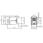 Moduł Keystone Intellinet RJ45 STP Cat.6a 10G beznarzędziowy slim - 7