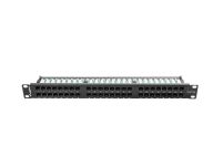 Patch panel Lanberg PPU5-1048-B 48 port 1U kat.5e czarny - 3