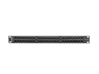 Patch panel Lanberg PPU5-1048-B 48 port 1U kat.5e czarny - 4