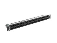 Patch panel Lanberg PPU5-1048-B 48 port 1U kat.5e czarny - 2