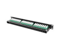 Patch panel Lanberg PPU5-1048-B 48 port 1U kat.5e czarny - 5