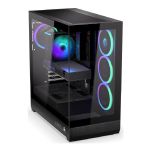 Obudowa Endorfy Fishtank 6000 Corona (EY2A025) z oknem bez zasilacza czarna - 3