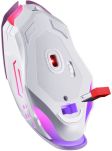 Mysz bezprzewodowa Defender KATANA GM-511 optyczna 3200dpi biała RGB AKUMULATOR 7 przycisków Gaming bezklikowa silent - 4