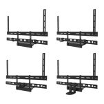 Zestaw półki na videobar i laptop Neomounts AV60-500BL 43