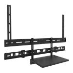 Zestaw półki na videobar i laptop Neomounts AV60-500BL 43