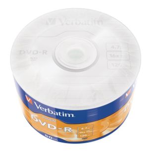 Płyty DVD-R Verbatim DataLife Matt Silver 4.7GB 16x (Spindle 50)