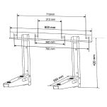 Uchwyt wspornik Maclean MC-623 do klimatyzatora do 200kg, komplet - 3