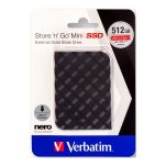Dysk SSD zewnętrzny Verbatim Store 'n' Go Mini 512GB USB 3.0 Type-C czarny - 3